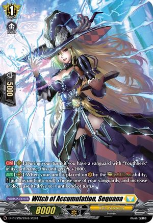 Witch of Accumulation, Sequana (Foil) (D-PR/267EN-S) - D Promo Cards