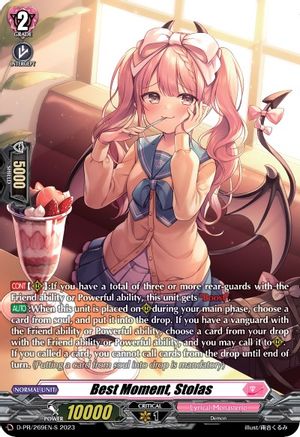 Best Moment, Stolas (Foil) (D-PR/269EN-S) - D Promo Cards