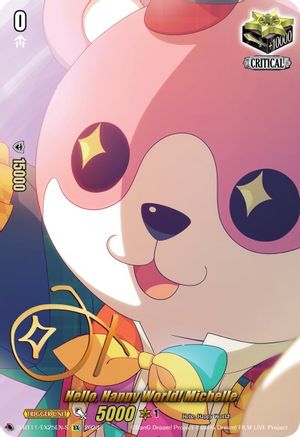 Hello, Happy World! Michelle (Signature) (D-BT11/EX25EN-S) - Clash of the Heroes