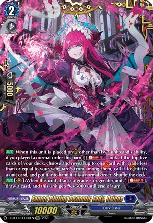 Famed Blazing Demonic Lady, Oriens (FFR) (D-BT11/FFR06EN) - Clash of the Heroes