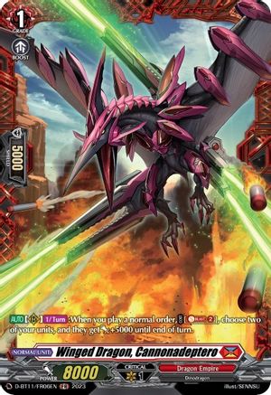 Winged Dragon, Cannonadeptero (FR) (D-BT11/FR06EN) - Clash of the Heroes