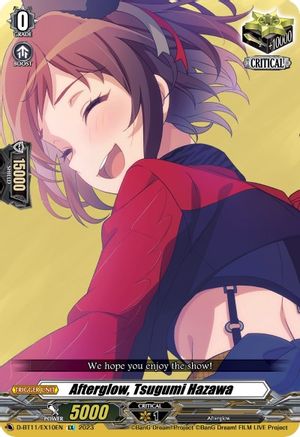 Afterglow, Tsugumi Hazawa (D-BT11/EX10EN) - Clash of the Heroes