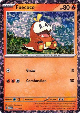 Fuecoco 002/015 - Holofoil McDonalds Promos 2023 - Promo