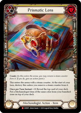 Prismatic Lens (EVO071) - Bright Lights Rainbow Foil