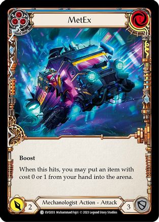 MetEx (Blue) (EVO203) - Bright Lights Rainbow Foil