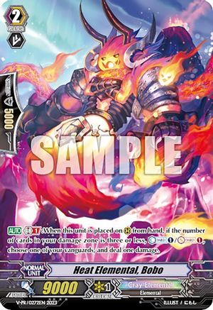 Heat Elemental, Bobo (272) (PR/0272EN) - V Promo Cards