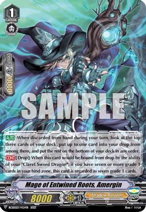 Mage of Entwined Roots, Amergin (BCS2023/VGV01) - Bushiroad Event Cards