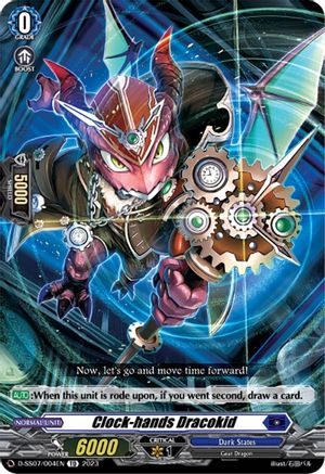 Clock-hands Dracokid (D-SS07/004EN) - D-SS07: Stand Up Deckset "Favrneel"