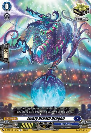 Lively Breath Dragon (D-SS07/016EN) - D-SS07: Stand Up Deckset "Favrneel"