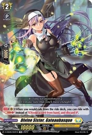Divine Sister, Gateaubasque (D-SS06/002EN) - D-SS06: Stand Up Deckset "Gramgrace"