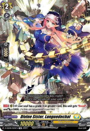 Divine Sister, Languedechat (D-SS06/009EN) - D-SS06: Stand Up Deckset "Gramgrace"