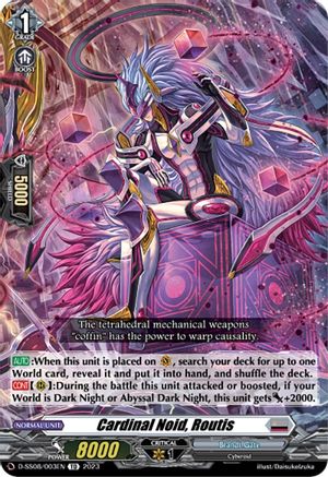 Cardinal Noid, Routis (D-SS08/003EN) - D-SS08: Stand Up Deckset "Orfist"