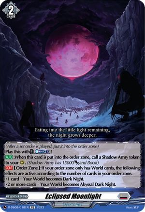 Eclipsed Moonlight (D-SS08/018EN) - D-SS08: Stand Up Deckset "Orfist"