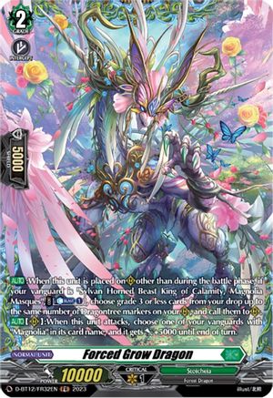 Forced Grow Dragon (FR) (D-BT12/FR32EN) - D-BT12: Evenfall Onslaught