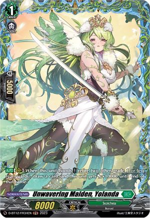 Unwavering Maiden, Yolanda (FR) (D-BT12/FR34EN) - D-BT12: Evenfall Onslaught