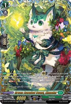 Green Jeweled Beast, Elmedar (FFR) (D-BT12/FFR14EN) - Evenfall Onslaught