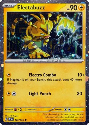 Electabuzz 125/165 - Holofoil Miscellaneous Cards & Products - Promo