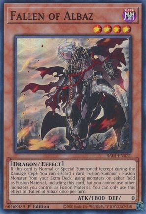 Fallen of Albaz (RA01-EN021) - 25th Anniversary Rarity Collection 1st Edition
