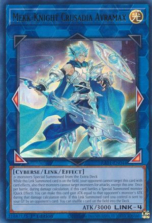 Mekk-Knight Crusadia Avramax (UR) (RA01-EN044) - 25th Anniversary Rarity Collection 1st Edition
