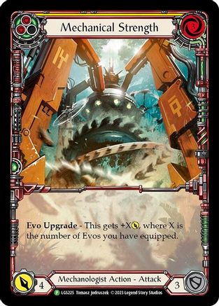 Mechanical Strength (Yellow) - LGS225 (LGS225) - Flesh and Blood: Promo Cards Rainbow Foil