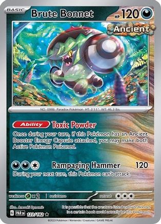 Brute Bonnet 123/182 - Holofoil Miscellaneous Cards & Products - Rare
