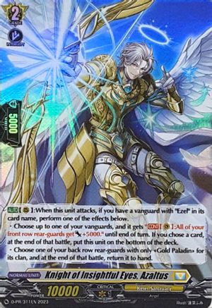 Knight of Insightful Eyes, Azaltus (Foil) (D-PR/311EN) - D Promo Cards