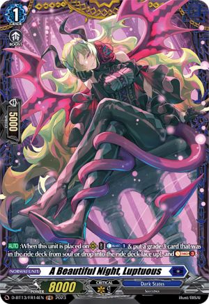 A Beautiful Night, Luptuous (FR) (D-BT13/FR14EN) - D-BT13: Flight of Chakrabarthi