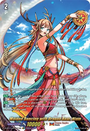 Maiden Dancing with Dragon Roar, Niam (SECP) (D-BT13/SECP01EN) - Flight of Chakrabarthi