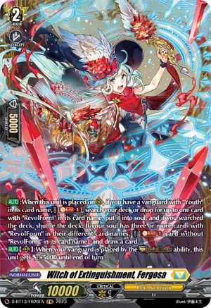Witch of Extinguishment, Fergosa (FR) (D-BT13/FR26EN) - D-BT13: Flight of Chakrabarthi