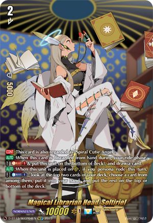 Magical Librarian Head, Soltiriel (SECP) (D-BT13/SECP04EN) - Flight of Chakrabarthi