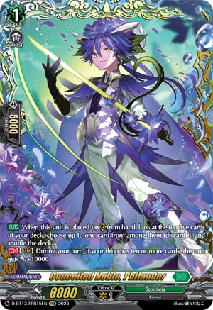 Conceited Noble, Philander (FFR) (D-BT13/FRR15EN) - Flight of Chakrabarthi