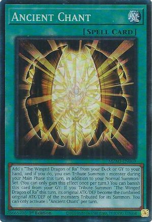 Ancient Chant (CR) (MZMI-EN069) - Maze of Millennia 1st Edition