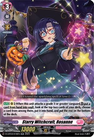 Starry Witchcraft, Rosanne (D-LBT04/018EN) - D-LBT04: Lyrical Monasterio ~Trick or Trick!~