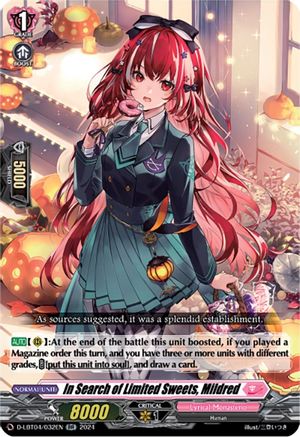 In Search of Limited Sweets, Mildred (D-LBT04/032EN) - D-LBT04: Lyrical Monasterio ~Trick or Trick!~