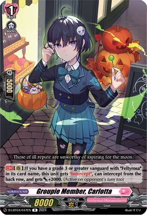 Groupie Member, Carlotta (D-LBT04/047EN) - D-LBT04: Lyrical Monasterio ~Trick or Trick!~