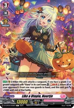 Like a Utopia, Noortje (D-LBT04/058EN) - D-LBT04: Lyrical Monasterio ~Trick or Trick!~