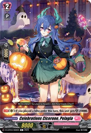 Celebrations Cicerone, Pelagia (D-LBT04/069EN) - D-LBT04: Lyrical Monasterio ~Trick or Trick!~