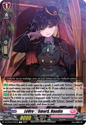 LeVreSoeurS, Haudia (D-LBT04/079EN) - D-LBT04: Lyrical Monasterio ~Trick or Trick!~
