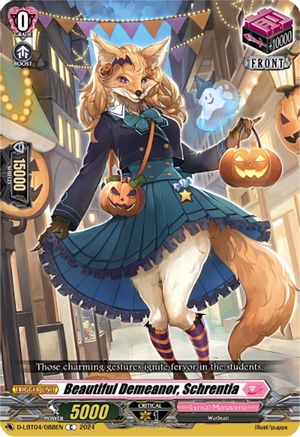 Beautiful Demeanor, Schrentia (D-LBT04/088EN) - D-LBT04: Lyrical Monasterio ~Trick or Trick!~