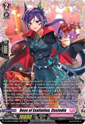 Rose of Exaltation, Custodia (FR) (D-LBT04/FR08EN) - D-LBT04: Lyrical Monasterio ~Trick or Trick!~