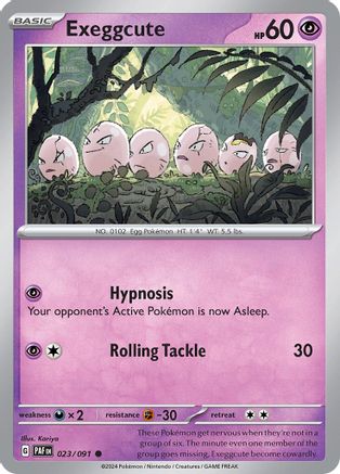 Exeggcute 023/091 SV Paldean Fates - Common