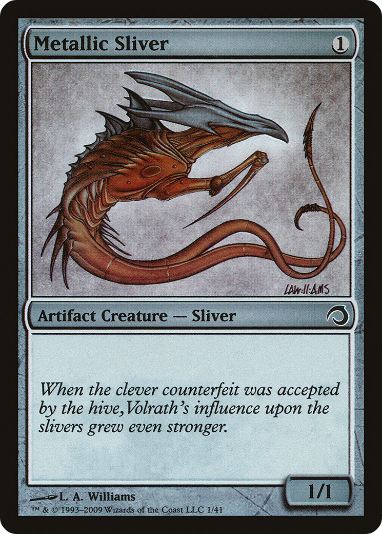 Metallic Sliver (PDS-001) - Premium Deck Series: Slivers Foil