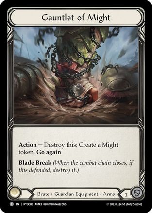 Gauntlet of Might (KYO005) - Blitz Deck: Heavy Hitters - Kayo