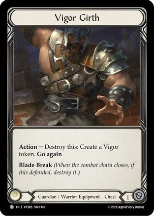 Vigor Girth (VIC005) - Blitz Deck: Heavy Hitters - Victor
