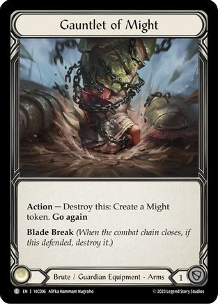 Gauntlet of Might (VIC006) - Blitz Deck: Heavy Hitters - Victor