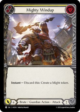 Mighty Windup (Yellow) (VIC015) - Blitz Deck: Heavy Hitters - Victor