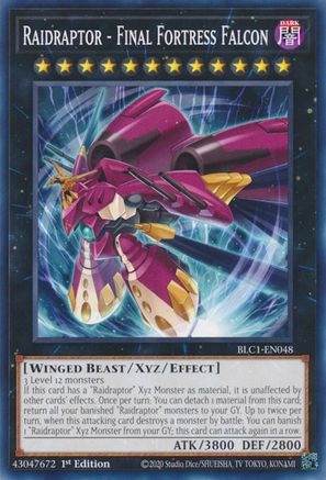 Raidraptor - Final Fortress Falcon (BLC1-EN048) - Battles of Legend: Chapter 1 1st Edition