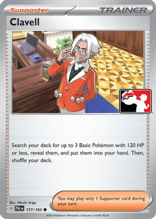 Clavell 177/193 - Holofoil Prize Pack Series Cards - Common