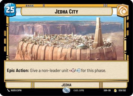 Jedha City (028/252) - Spark of Rebellion Foil