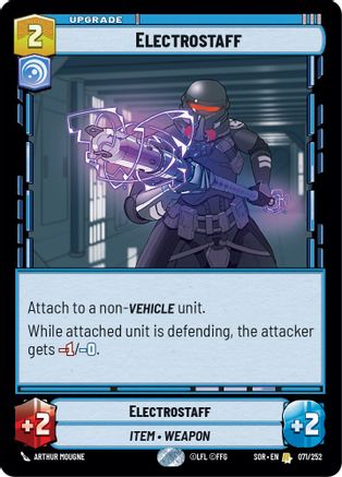 Electrostaff (071/252) - Spark of Rebellion Foil